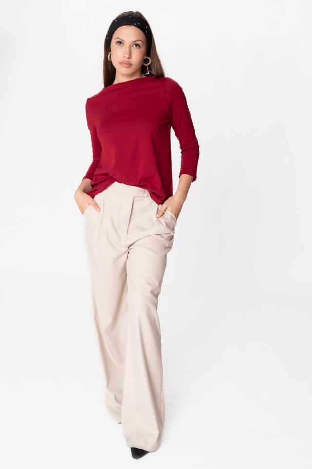 CAMILLA pantalone flanella
